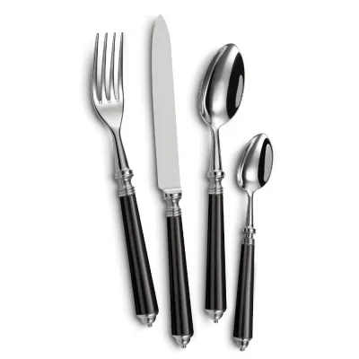 Seville Black Silverplated Flatware