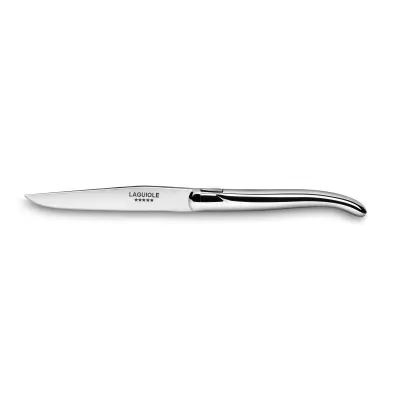 Laguiole Silverplated Set of Six Steak Knives with Gift Box