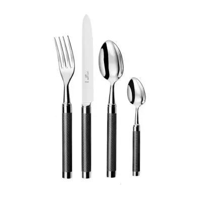 Carla Carbon Stainless Flatware
