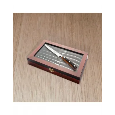 Chateaubriand Bark 6 Steak Knives Prestige Box