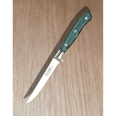 Chateaubriand Plexi Green Set of Six Steak Knives