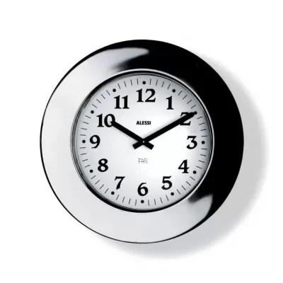 Aldo Rossi Momento Stainless Steel Wall Clock