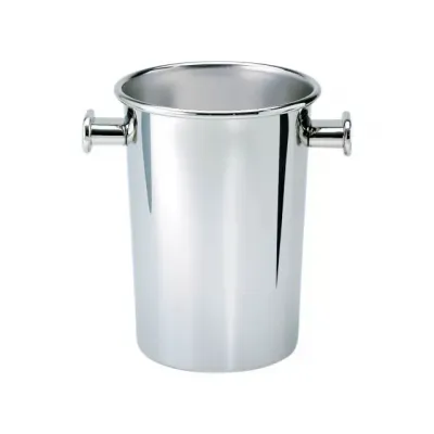 Ettore Sottsass Stainless Steel Mirror Polished Ice Bucket