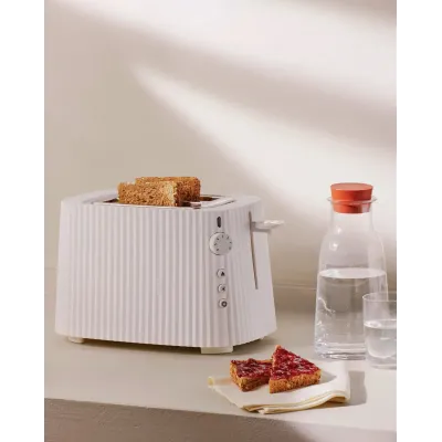 Plisse Toaster White