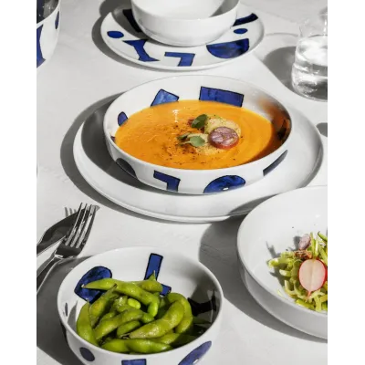 Itsumo Yunoki Ware Soup Bowl 4 Pieces