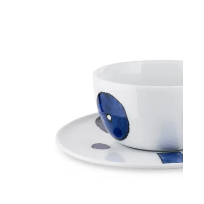 Itsumo Yunoki Ware Set Of Teacup With Saucer 4 Pieces