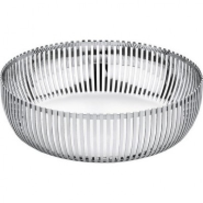 Stainless Steel Design Fruit Bowl 9 in Rd