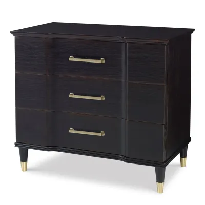 Valmont Nightstand Rubbed Raven