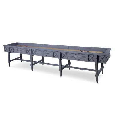 Spindle Shuffleboard Table Grey