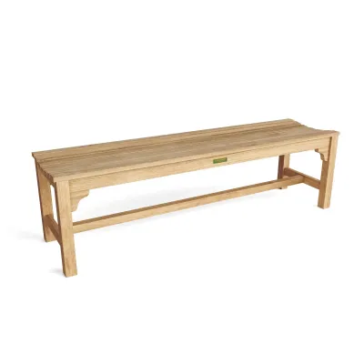 Outdoor Hampton 3-Seater Backless Bench