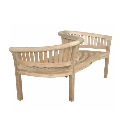 Outdoor Curve Love Seat 59"W 28"D 32"H