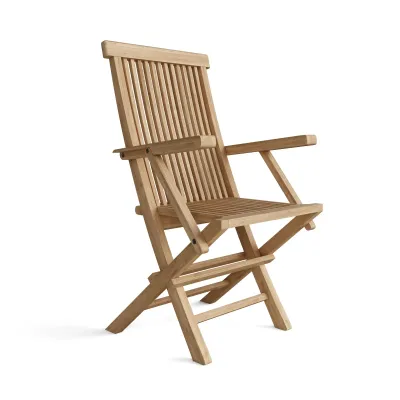 Outdoor Classic Folding Armchair, Set Of 2