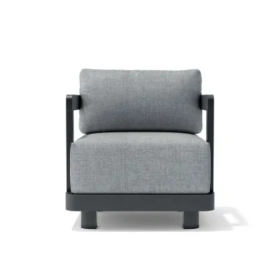 Outdoor Granada Deep Seating Aluminum Armchair