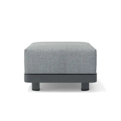 Outdoor Granada Deep Seating Aluminum Ottoman