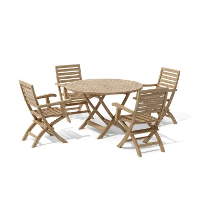 Andrew Bahama 5-Piece Folding Dining Set