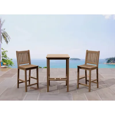 Bahama Avalon 3-Piece Square Bar Set