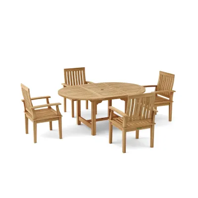 Bahama Brianna 5-Piece Extension Dining Set