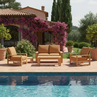Capistrano 5-Piece Deep Seating Loveseat Collection