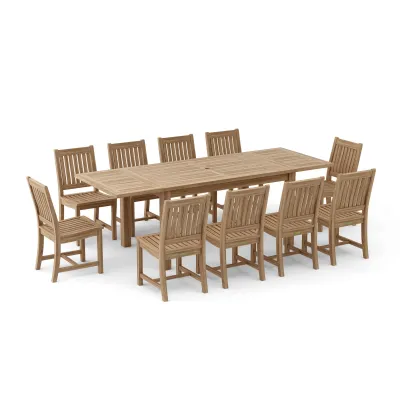 Bahama Rialto 11-Piece Rectangular Dining Set