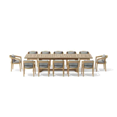 Toscana 13-Piece Extension Table Set (SET-367)