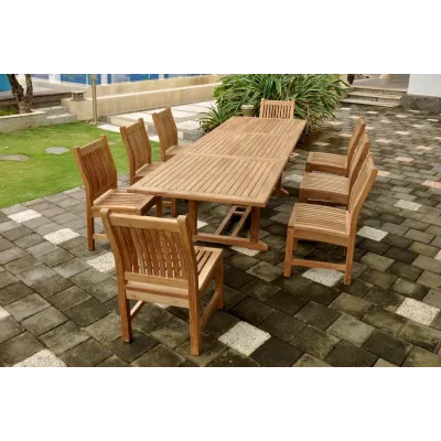 Bahama Sahara 9-Piece 10' Rectangular Dining Set (SET-79)