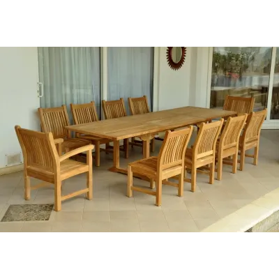 Bahama Sahara 11-Piece 10' Rectangular Dining Set