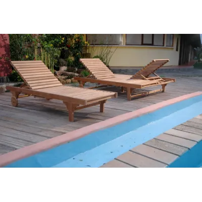 Capri Sun Lounger Adjusted Back & Side Tray