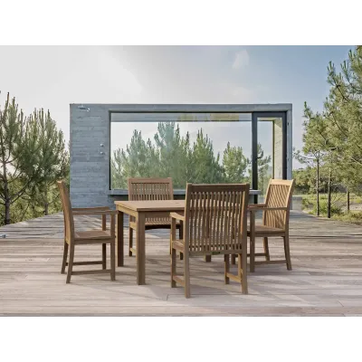 Outdoor Windsor Chicago 5-Pieces Dining Table Set