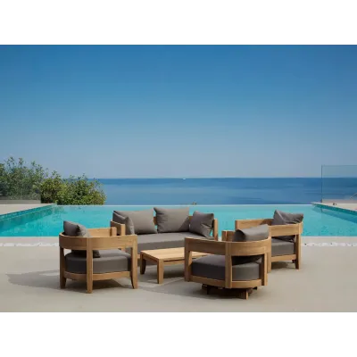 Outdoor Set-173 5-Pc Coronado Deep Seating Set