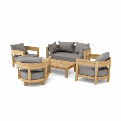 Outdoor Set-173 5-Pc Coronado Deep Seating Set