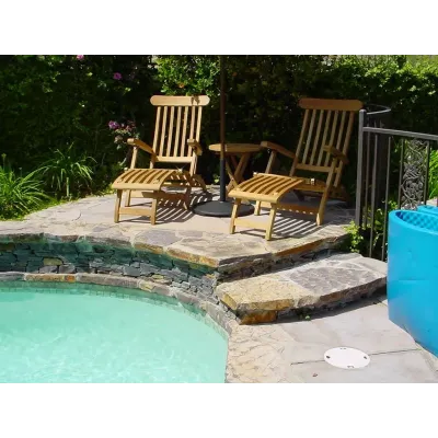 Outdoor Royal Steamer 3-Pieces Set With Side Table