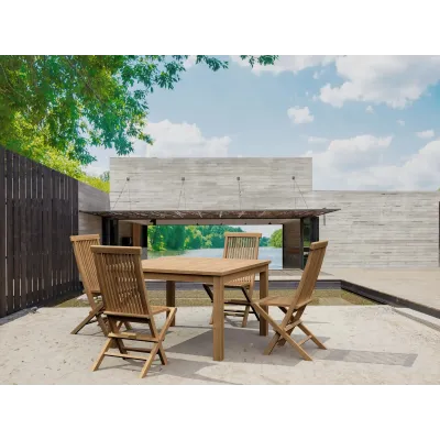 Outdoor Windsor Classic 5-Pieces Folding Dining Chair