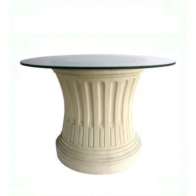 Outdoor Louis Xvi Fluted Table