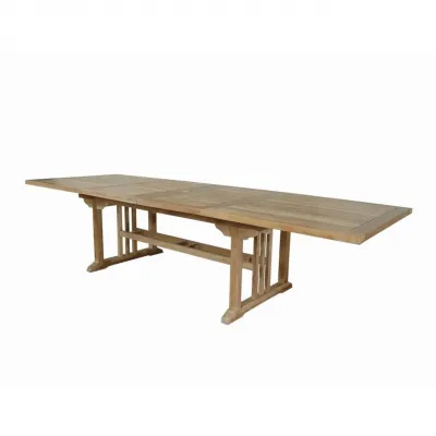 Sahara 126" Rectangular Double Ext. Table