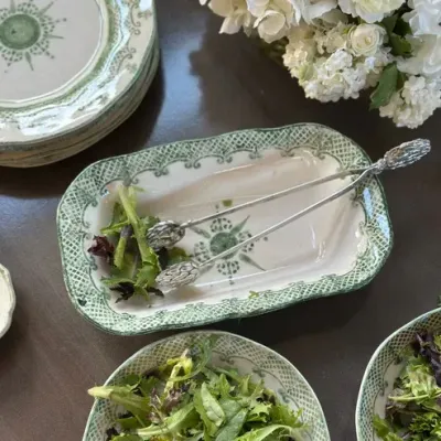 Burano Green Rectangular Dish