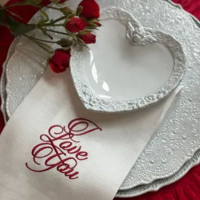 Cherubino Heart Plate