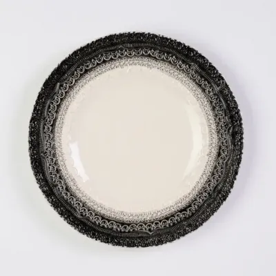 Finezza Grey Salad & Dessert Plate
