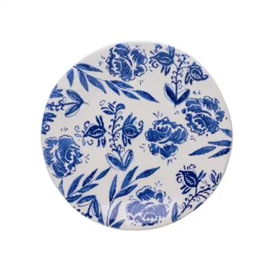 Fiori Mediterranean Blue Salad Plate