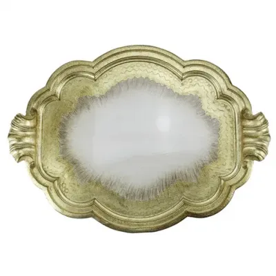 Florentino Antique Gold Wooden Tray