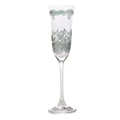 Giardino Forest Green Champagne Flute