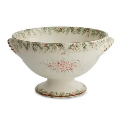 Natale Footed Bowl with Handles 13.25" D x 7.75" H