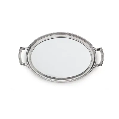 Roma Mirror Tray with Handles 17.75" L x 10.25" W x 2" H