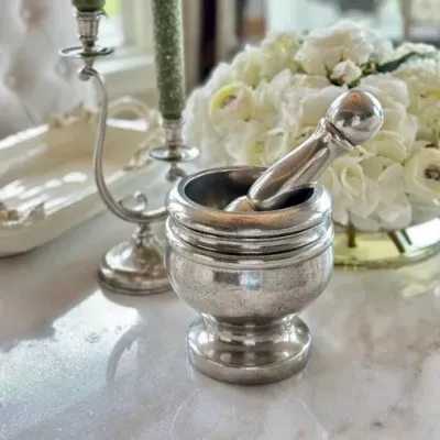 Peltro Mortar Pestle