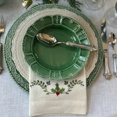 Renaissance Italian Green Pasta Bowl