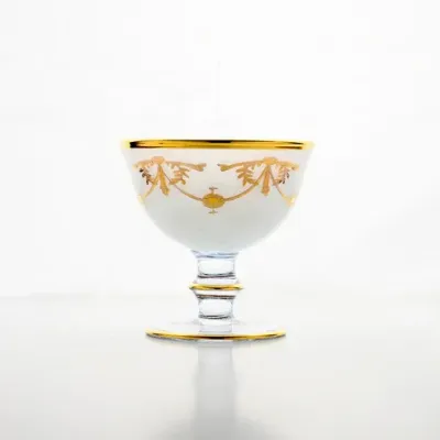 Rialto Borghese White with Gold Compote