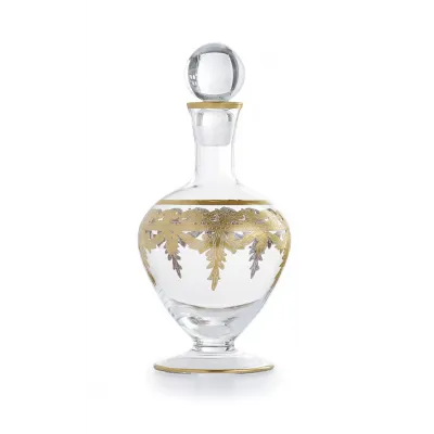 Vetro Gold Decanter 11.75" H x 5.75" D 48 oz