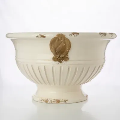 Scavo Cream Footed Bowl
