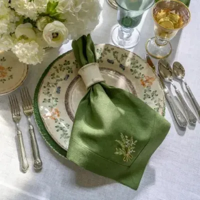 Scavo Cream Napkin Ring Set of 2