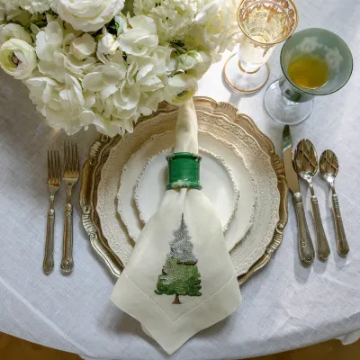 Scavo Green Napkin Ring Set of 2