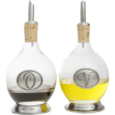 Tavola Oil & Vinegar Set 6.5”H x 3”D 8 oz